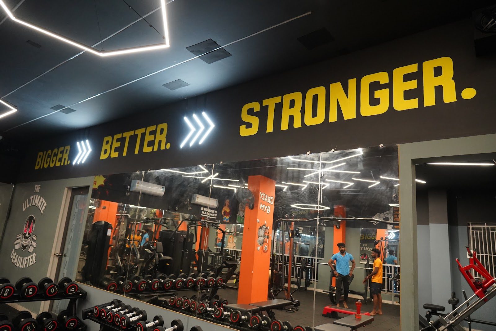 Zenith Fitness Club gym floor, Kongu Nagar Coimbatore
